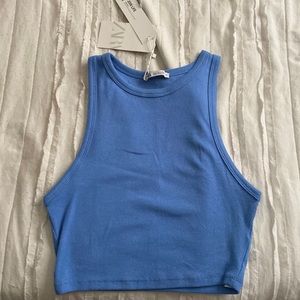 Blue Crop Top from Zara